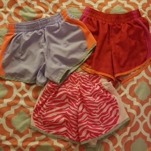 Set of 3 Girls Danskin Now shorts
